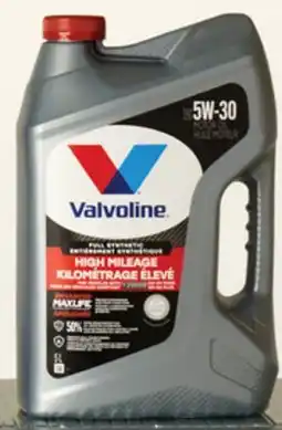 Walmart Valvoline Full Synthetic High Mileage or Advanced Full Synthetic Motor Oil offer