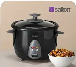 Walmart Salton 10-cup rice cooker and steamer offer