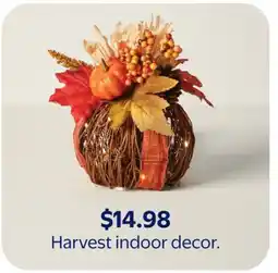 Walmart Harvest indoor decor offer