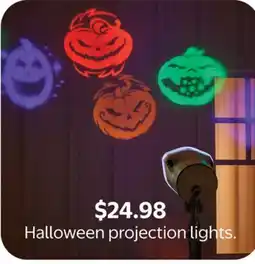 Walmart Halloween projection lights offer