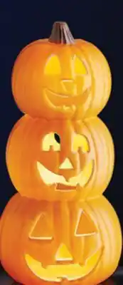 Walmart Blow Mold Stacked Pumpkins offer