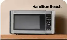 Walmart Hamilton Beach 1.1-cu.l ft. stainless steel microwave offer