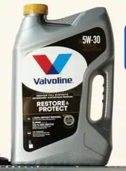 Walmart Valvoline Restore & Protect premium full synthetic motor oil offer