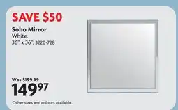 Home Hardware Soho Mirror offer