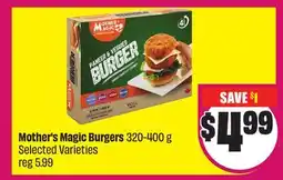 Chalo FreshCo Mother's Magic Burgers 320-400 g Selected Varieties offer