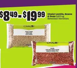 Chalo FreshCo Chalo! Lentils, Beans & Peas 3.63 kg Selected Varieties offer