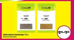 Chalo FreshCo Chalo! Spices & Seasonings 400 g Selected Varieties offer