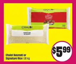 Chalo FreshCo Chalo! Basmati or Signature Rice 1.81 kg offer