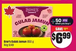 Chalo FreshCo Brar's Gulab Jamun 850 g offer