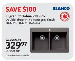 Home Hardware Silgranit Dohna 210 Sink offer