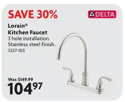 Home Hardware Lorain Kitchen Faucet offer