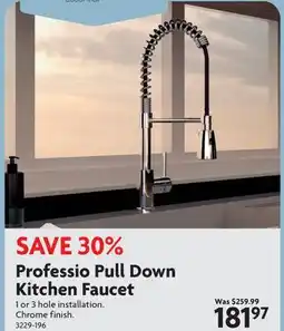 Home Hardware Professio Pull Down Kitchen Faucet offer