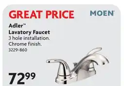 Home Hardware Adler Lavatory Faucet offer