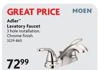 Home Hardware Adler Lavatory Faucet offer