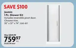 Home Hardware Jasmin 1 Pc. Shower Kit offer