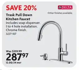 Home Hardware Trask Pull Down Kitchen Faucet offer
