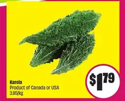 FreshCo Karela Product of Canada or USA 3.95/kg offer