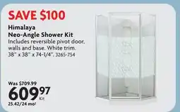 Home Hardware Himalaya Neo-Angle Shower Kit offer