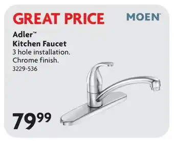 Home Hardware Adler Kitchen Faucet offer