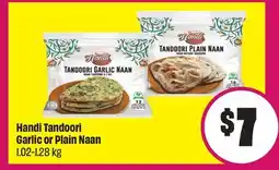 FreshCo Handi Tandoori Garlic or Plain Naan 1.02-1.28 kg offer