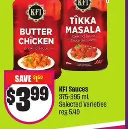 FreshCo KFI Sauces 375 -395 mL Selected Varieties offer
