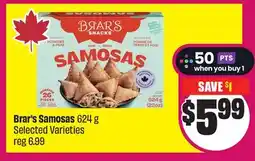 FreshCo Brar's Samosas 624 g Selected Varieties offer