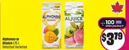 FreshCo Alphonso or AlJuice 1.75L Selected Varieties offer