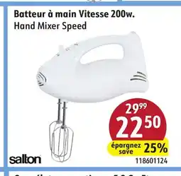 Sushi Shop Salton Hand Mixer Speed offer