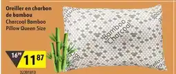 Sushi Shop Charcoal Bamboo Pillow Queen Size offer