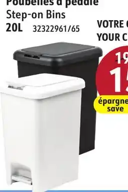 Sushi Shop 20L Step-on Bins offer