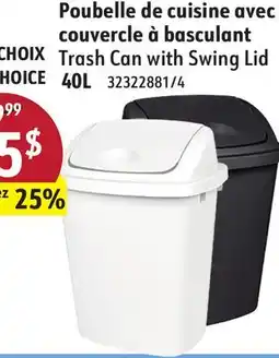 Sushi Shop Trash Can with Swing Lid offer