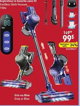 Sushi Shop Cordless Stick Vacuum 150w offer