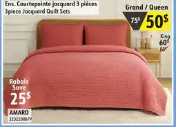 Sushi Shop 3piece Jacquard Quilt Sets offer