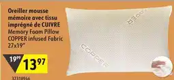 Sushi Shop Memory Foam Pillow COPPER infused Fabric 27x19 offer