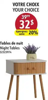 Sushi Shop Night Tables offer