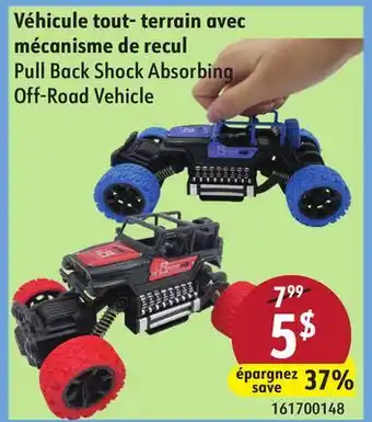 Sushi Shop Pull Back Shock Absorbing Off-Road Vehicle offer