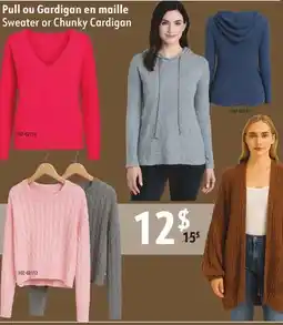 Sushi Shop Sweater or Chunky Cardigan offer