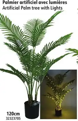 Sushi Shop 120cm Artificial Palm tree with Lights offer