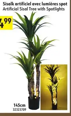 Sushi Shop Artificial Sisal Tree with Spotlights offer
