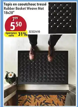 Sushi Shop Rubber Basket Weave Mat 18x28 offer