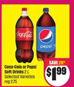 Chalo FreshCo Coca-Cola or Pepsi Soft Drinks 2 L Selected Varieties offer