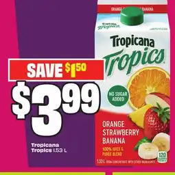 Chalo FreshCo Tropicana Tropics offer