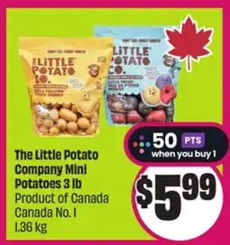 Chalo FreshCo The Little Potato Company Mini Potatoes 3 lb Product of Canada Canada No. 1 1.36 kg offer
