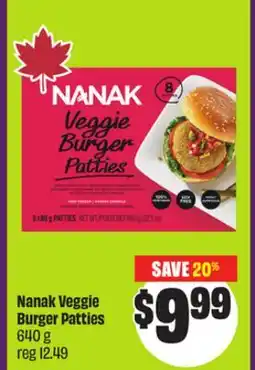 Chalo FreshCo Nanak Veggie Burger Patties 640 g offer