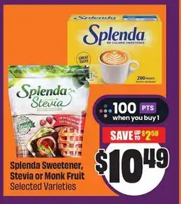 Chalo FreshCo Splenda Sweetener, Stevia or Monk Fruit Selected Varieties offer