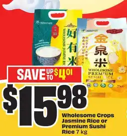 Chalo FreshCo Wholesome Crops Jasmine Rice or Premium Sushi Rice 7 kg Mid-Autumn offer