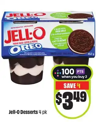 Chalo FreshCo Jell-O Desserts 4 pk offer