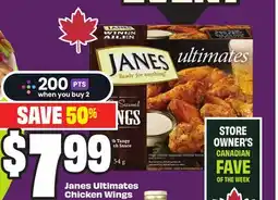 Chalo FreshCo Janes Ultimates Chicken Wings 754 g offer