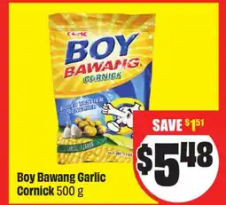 Chalo FreshCo Boy Bawang Garlic Cornick 500 g offer