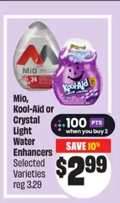 Chalo FreshCo Mio, Kool-Aid or Crystal Light Water Enhancers Selected Varieties offer